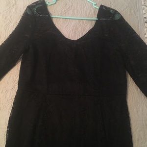 Brand new black lace dress